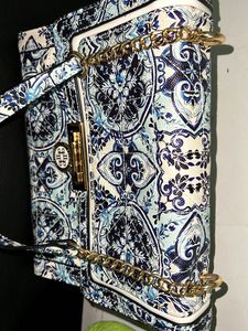 Lino Perros Floral printed structured Shoulder Bag