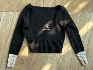 URBANIC Black Cut out top