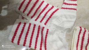 Handmade Sweter+halfsweter+cap
