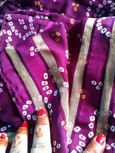 Bandhani Saree blouse size 44