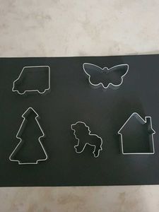 🥳Set Of 5 Cookie 🍪 Cutters