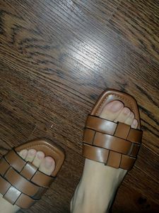 Brown Casual Flats