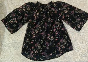 tunic cape type top, color black size XXL