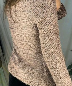Light Brown Korean Tweed Jacket - Half Price Sale