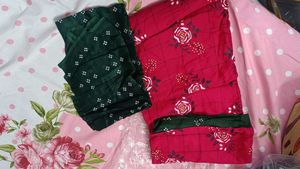 3 Pieces Kurta Set Fabric
