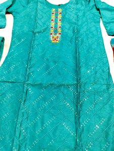 Maslin Kurta Set