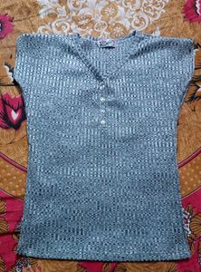 Soft Comfy Grey Stylish Top