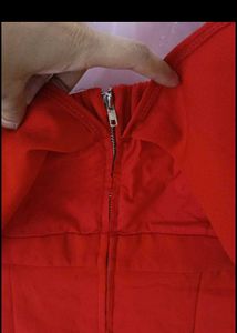 HOT RED RUFFLE BODYCON