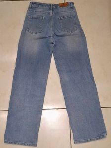 Blue casual denim jeans