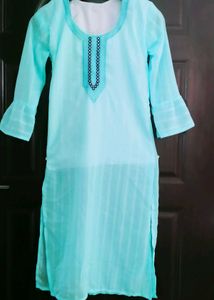 Embroidered Top with Beaded Detail