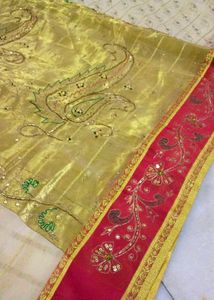 Zari Work Saree
