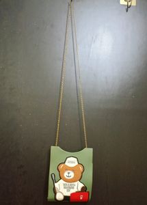 Olive Colour Slingbag  Cute Taddy Bna H