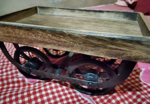 Wheel Tray for decor and serving