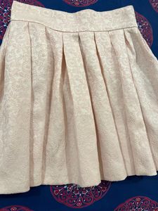 Pleatesd Short Skirt