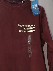 NEW Maroon Graphic DNMX Sweatshirt