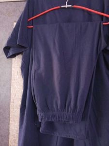 Casual Navy Blue Co-ord Set