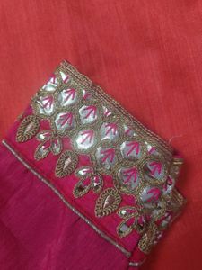 Silk Heavy  Partywear Gottapatti Elegant Saree