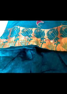 Kanchipuram Green Silk Pavadai Sattai