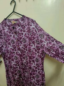 Floral Print Kurta