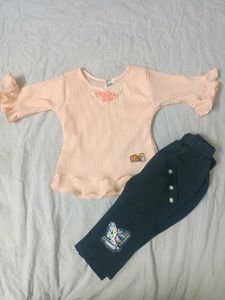 Pant Top Set For 2-4 Year Girls