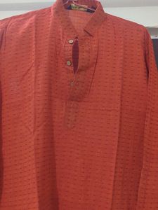 Men&#39;s Red Kurta