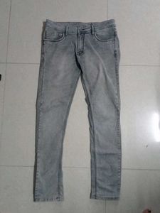 Grey Wash Slim Fit Jeans