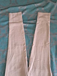 Beige Casual Pants