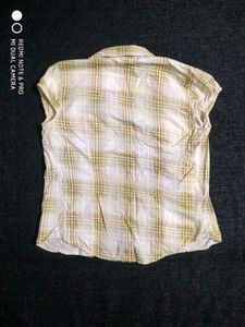 Shirt With Checks &amp; Floral Print