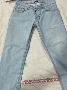 Light Blue Bootcut Jeans And Dark  Jean Combo Offe