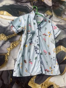 Floral Print Night Suit Set