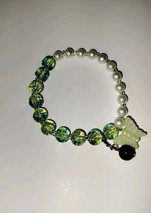 Green Beaded Bracelet