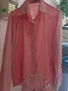 Salmon Pink Formal Shirt