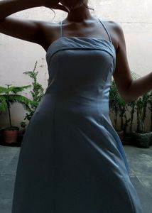 Women's Gown With Attached Cancan