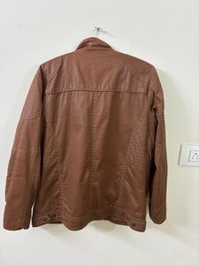 Brown Leather Jacket - Stylish &amp; Durable