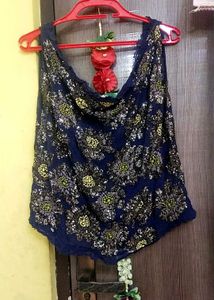 Floral Sequin Tank Top