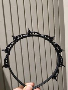 Black Braided Hair Hoop