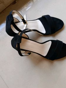 Black Ankle Strap Heels