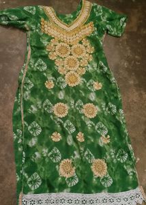 Cotton Kurta And Dupatta