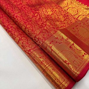New women Banarasi soft silk saree For Wedding