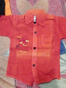 Boys' Casual Shirt Set