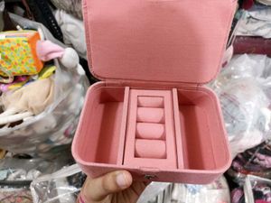 Embroidered Floral Jewellery Box