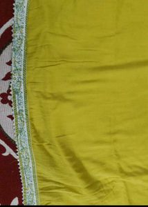Yellow Printed Kurta Set