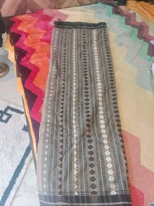 Striped Patterned Fabric Cotton Saree