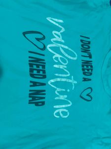 A Green Colour Tshirt For Women