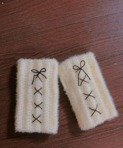 Handmade Corset Fingerless Gloves