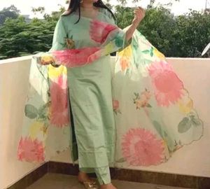 Floral Print Kurta Set