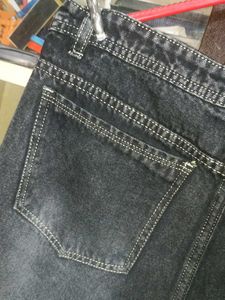 Wide Leg Black Jeans