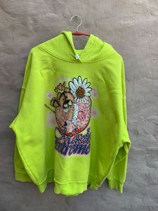 Premium dimands Handmade Neon Graphic Hoodie