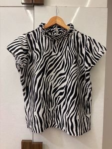 Zebra Print Top