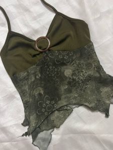 A boho Backless Top